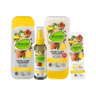 Alverde - Pack Nutri Care Bio Pour Cheveux Secs Et Cassants