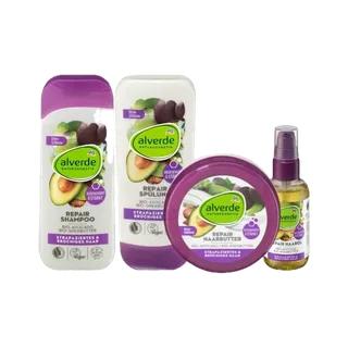 Alverde - Pack Repair Bio Pour Cheveux Abîmés Et Cassants