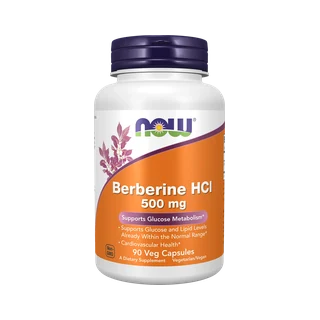 NOW Foods – Berbérine HCl 500 mg, 90 capsules végétales