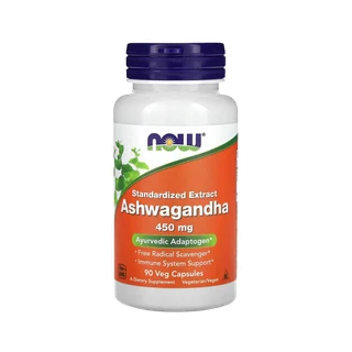 Now Foods – Ashwagandha Extrait Standardisé, 450 mg, 90 Capsules