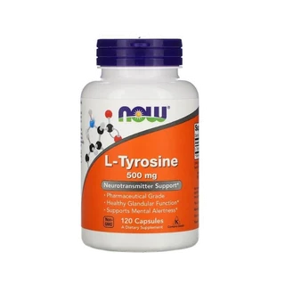 Now Foods – L-Tyrosine 500 mg, 120 Gélules