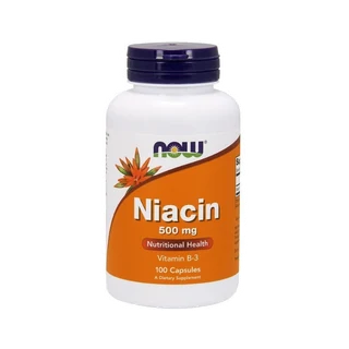 Now Foods – Niacine 500 mg, 100 Capsules
