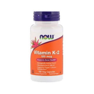Now Foods – Vitamine K2 100 mcg, 100 Gélules