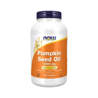 NOW Foods – Huile de graines de courge 1000 mg, 100 capsules molles