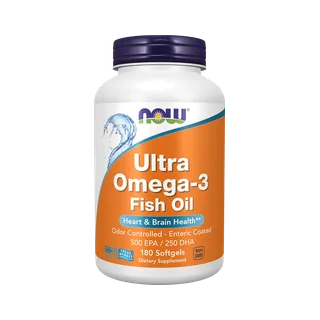 Now Foods - Ultra Omega 3 500 EPA/250 DHA, 180 Gélules
