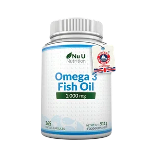 Nu U Nutrition – Oméga 3, 365 Gélules