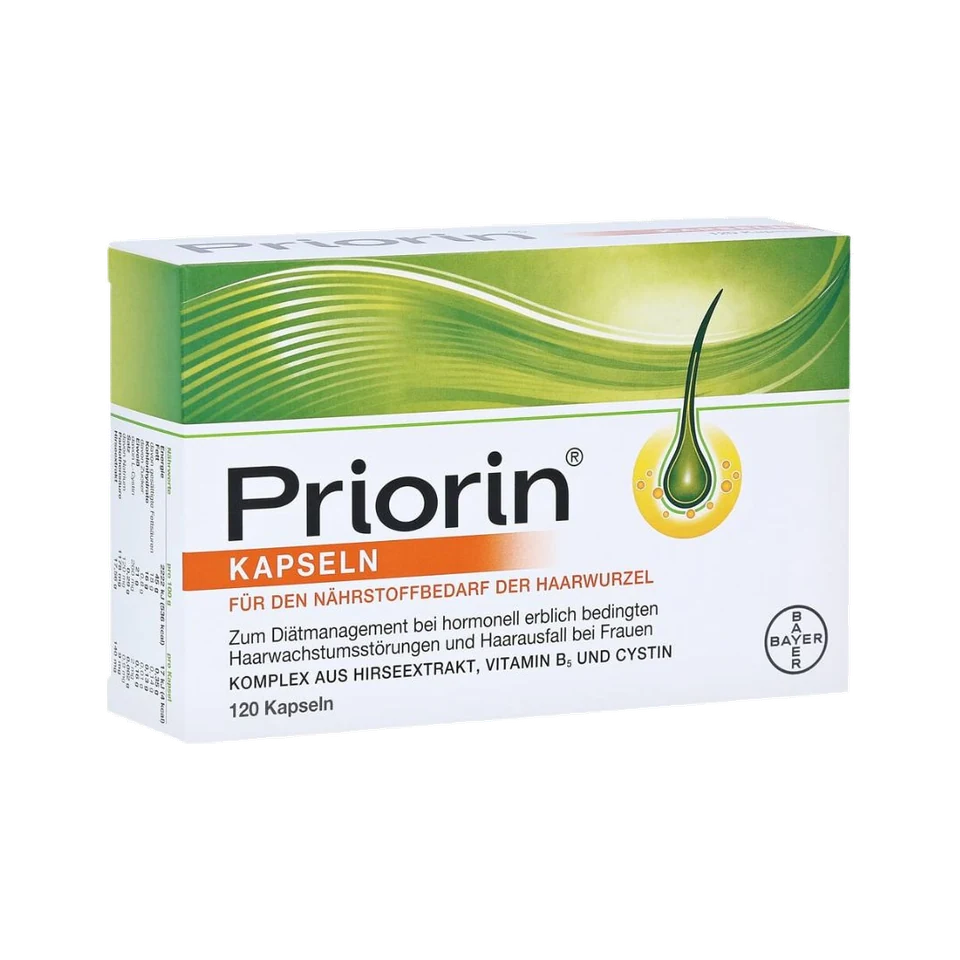 Priorin - Cheveux Forts et en Bonne Santé, 120 Capsules