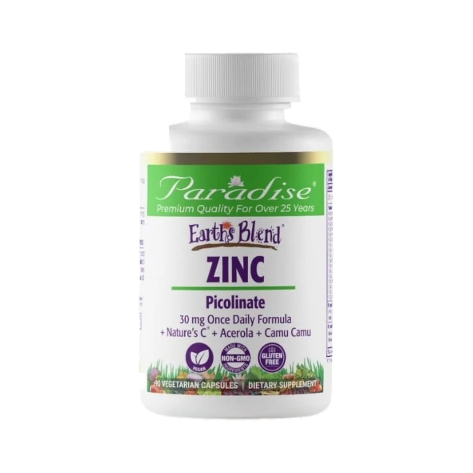 Paradise - Zinc Picolinate 30 mg, 90 Capsules