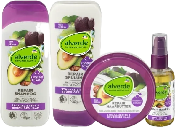 Alverde - Pack Repair Bio Pour Cheveux Abîmés Et Cassants