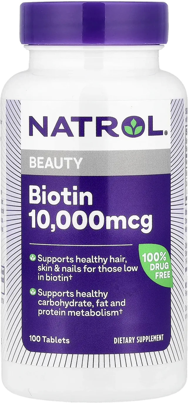 Natrol - Biotine Beauty 10.000 mcg, 100 comprimés