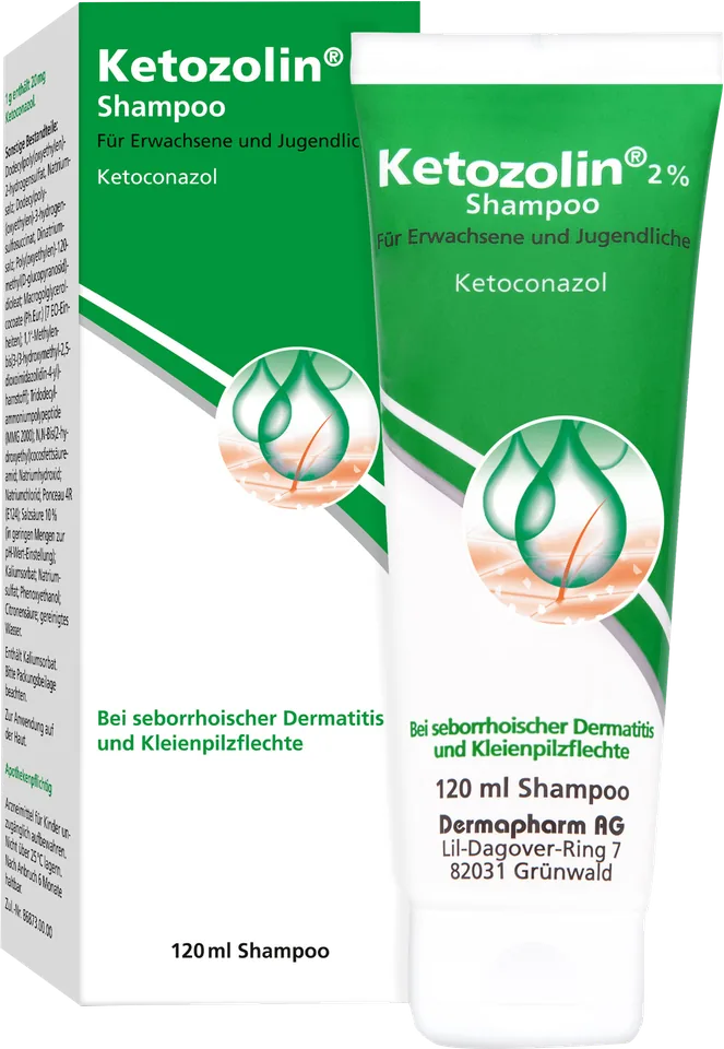 KETOZOLIN 2% Shampooing 120 ml