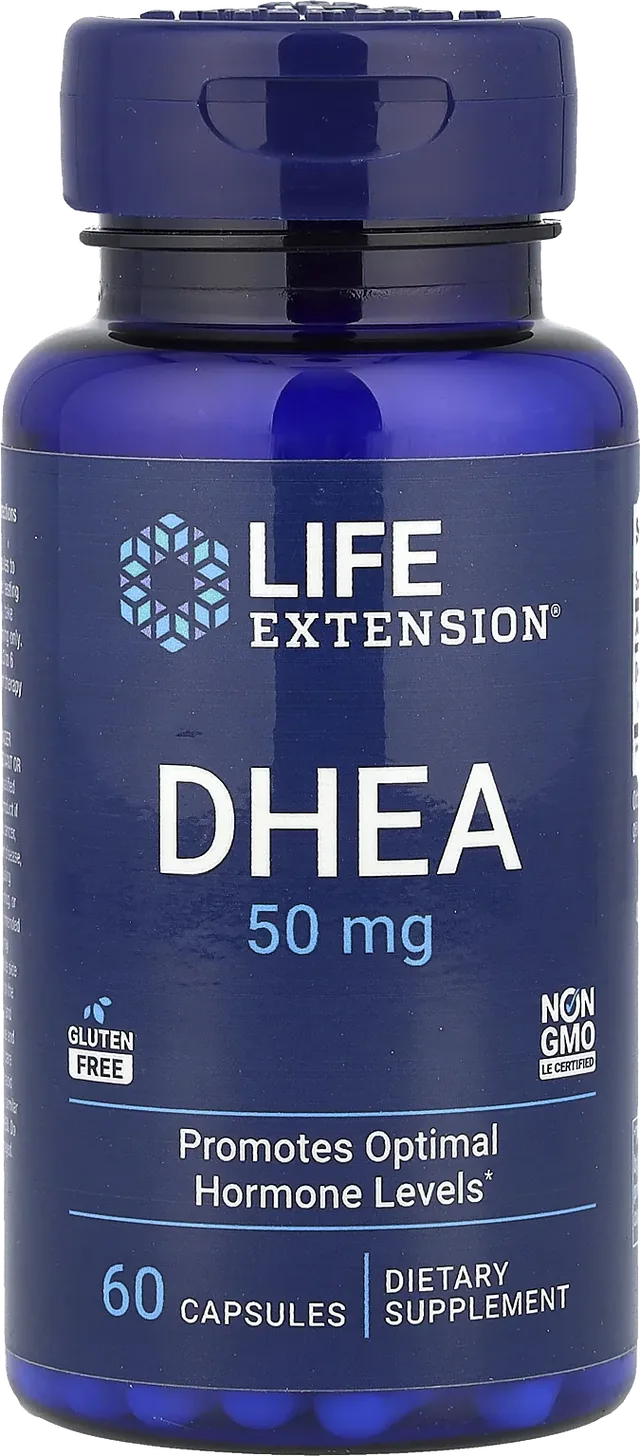 Life Extension – DHEA 50 mg, 60 Capsules