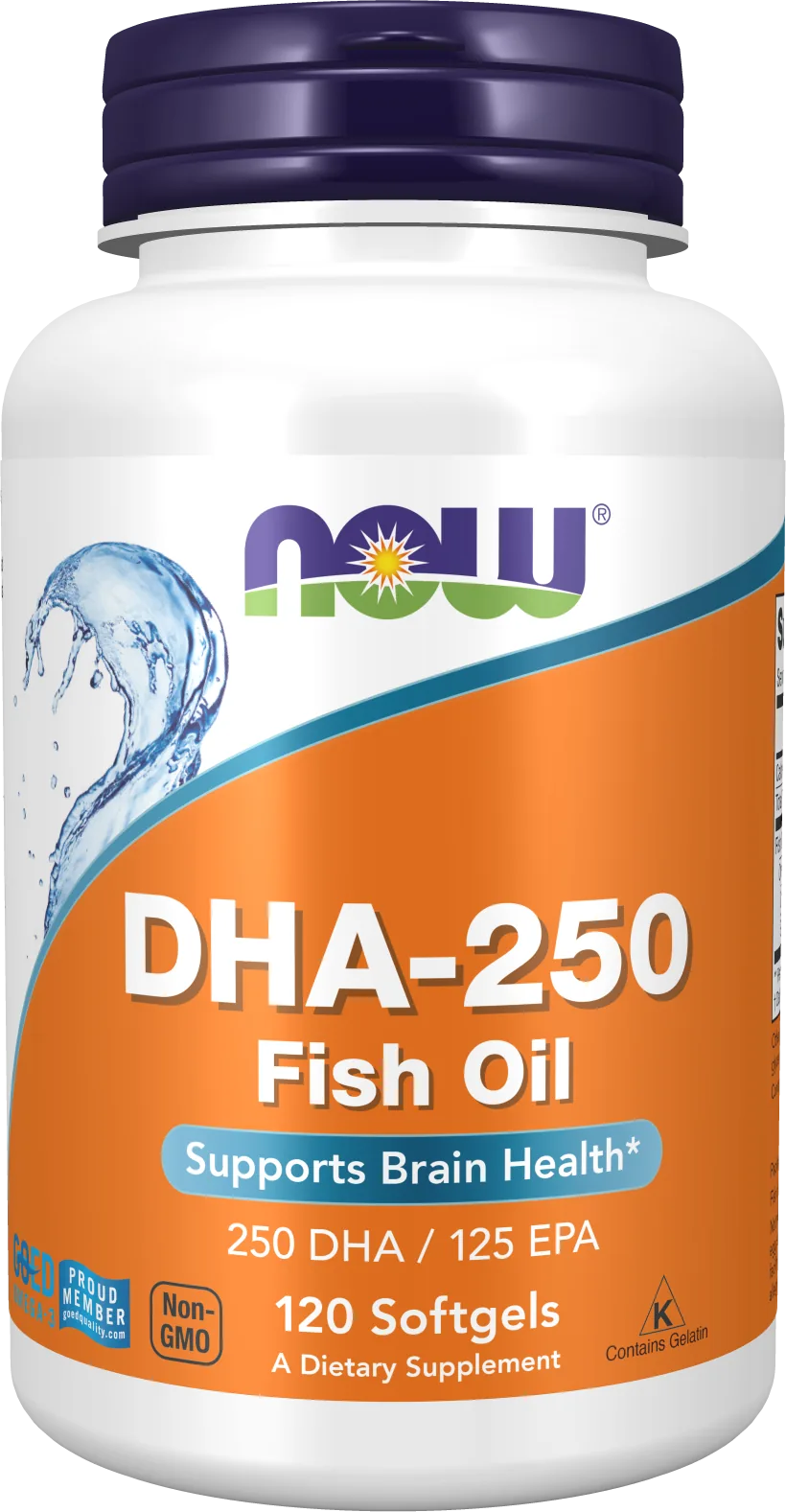 Now Foods – DHA-250, 120 Gélules