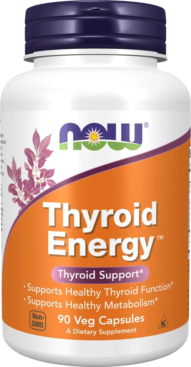 Now Foods – Énergie Thyroïdienne, 90 Comprimés