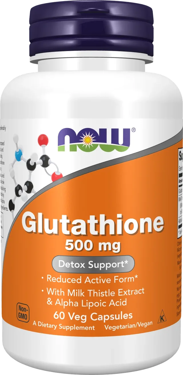 Now Foods – Glutathione 500 mg, 60 Capsules