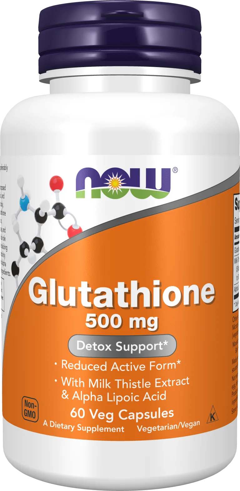 Now Foods – Glutathione 500 mg, 60 Capsules