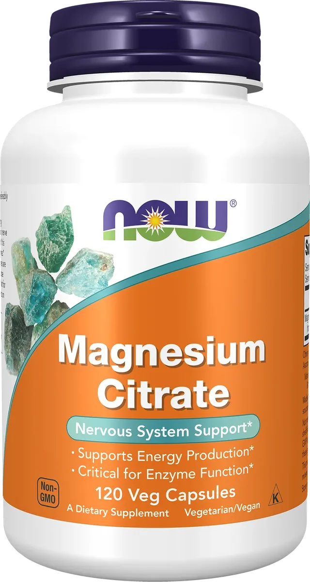 Now Foods – Magnesium Citrate, 120 Comprimés