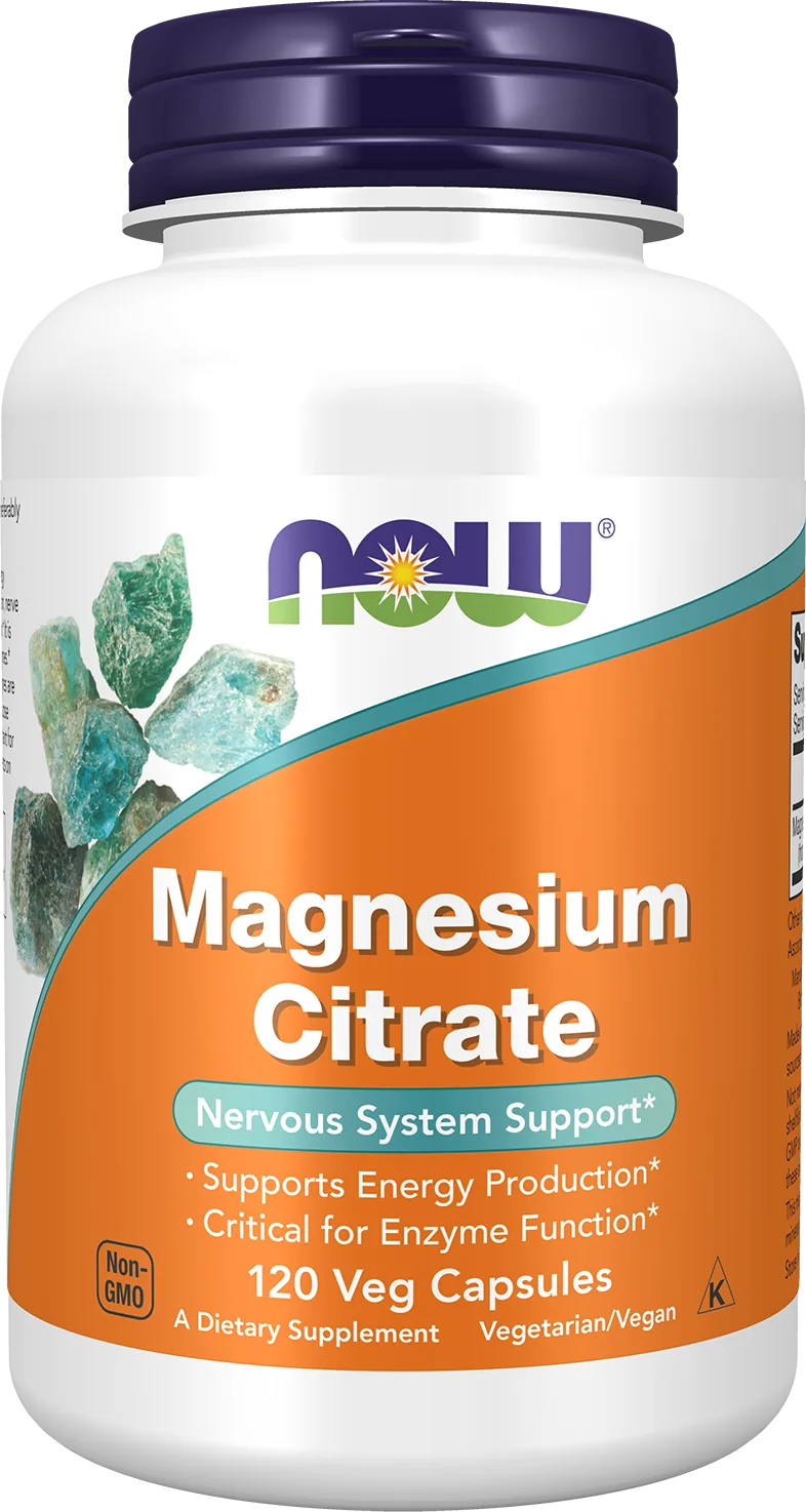 Now Foods – Magnesium Citrate, 120 Comprimés