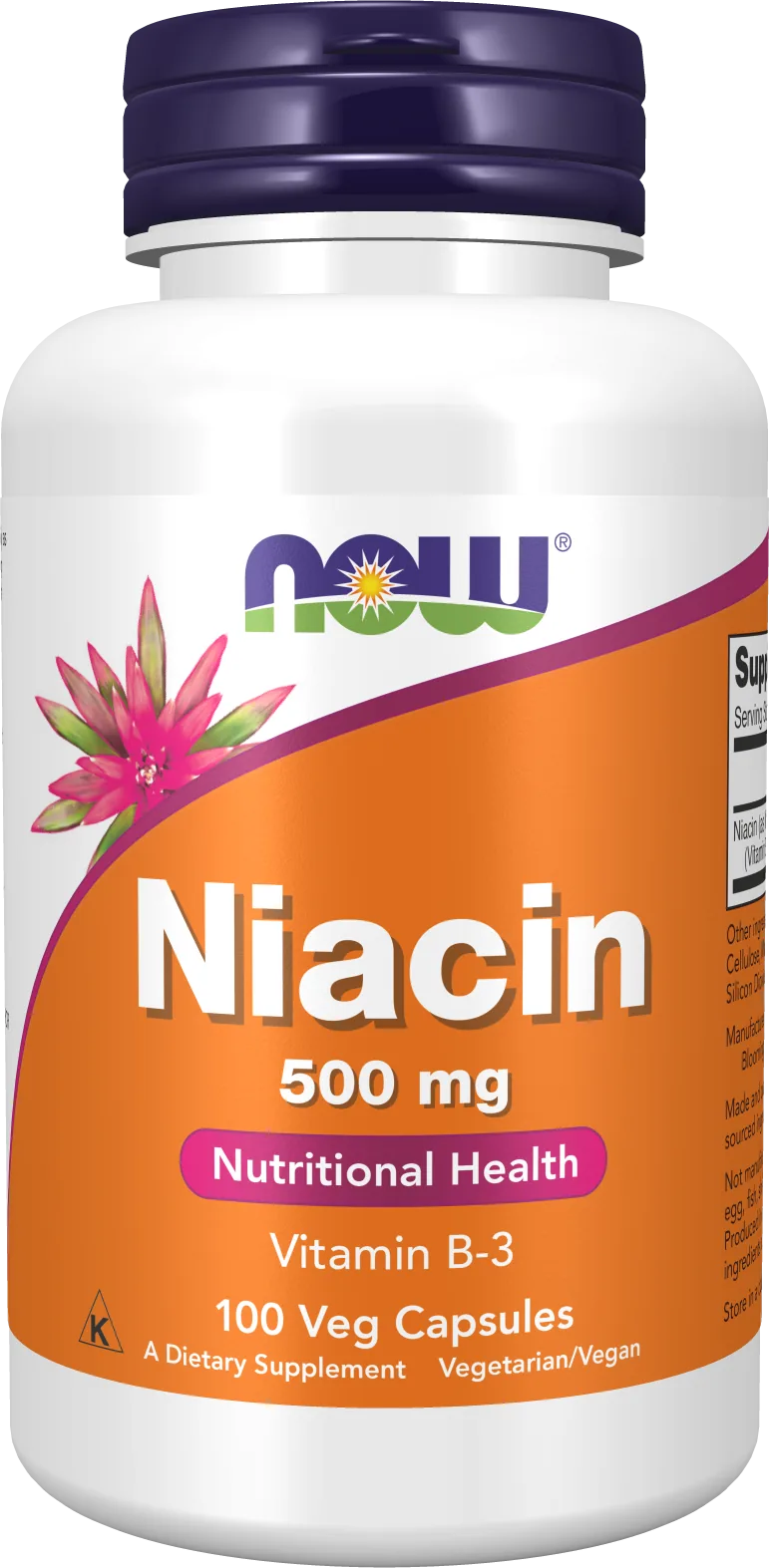 Now Foods – Niacine 500 mg, 100 Capsules