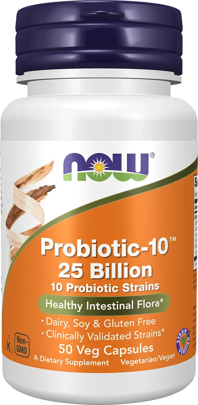 Now Foods – Probiotique 25 Billion, 50 Capsules