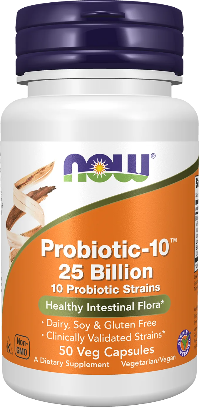Now Foods – Probiotique 25 Billion, 50 Capsules