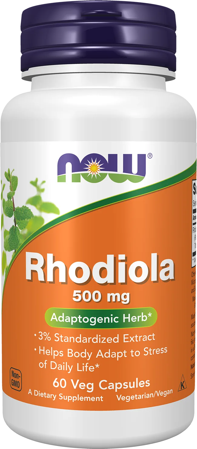 Now Foods – Rhodiola 500 mg, 60 Gélules