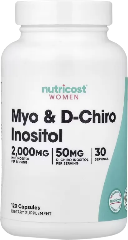Nutricost – Myo & D-Chiro Inositol, 120 capsules