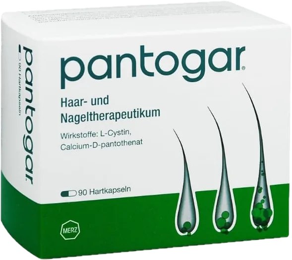 Pantogar - Vitamines pour Cheveux, 90 Capsules Capillaires