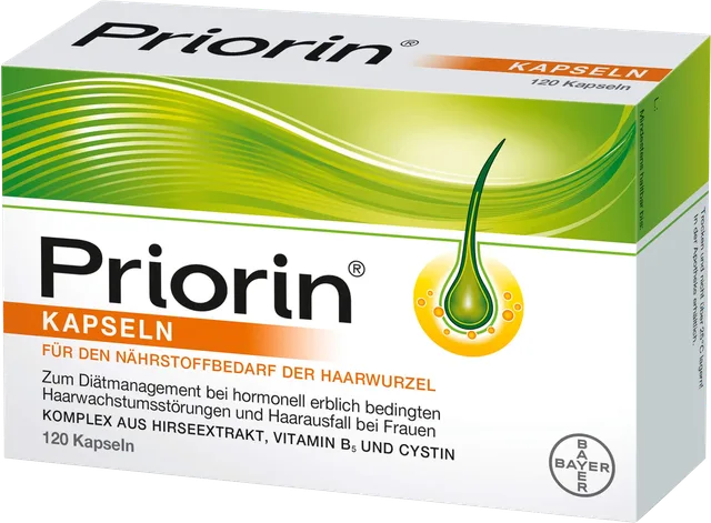 Priorin - Cheveux Forts et en Bonne Santé, 120 Capsules