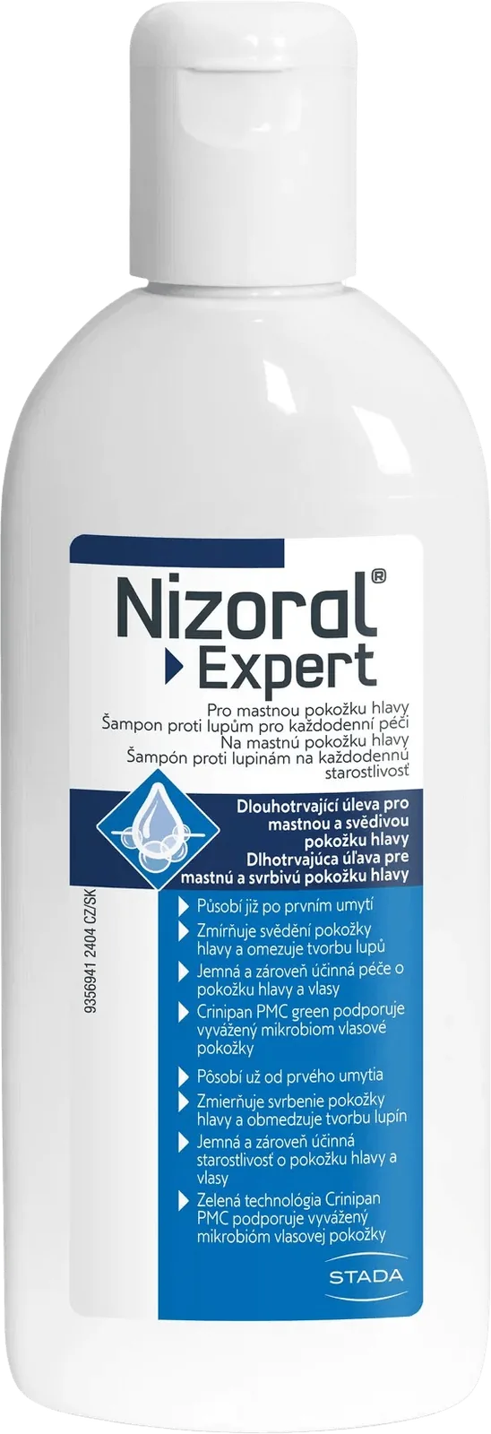 Nizoral Expert Shampoing Antipelliculaire Cuir Chevelu Gras 200 ml