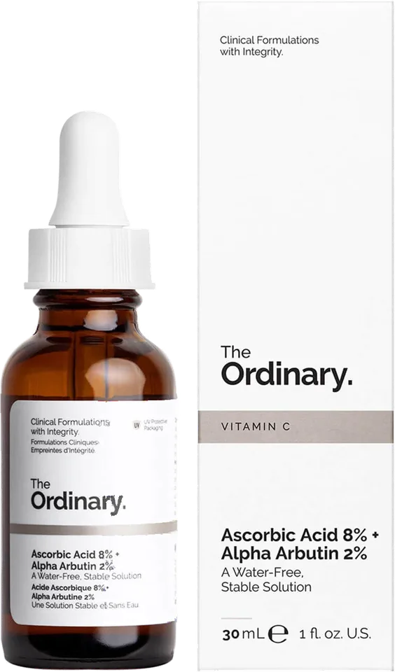 The Ordinary – Acide Ascorbique 8% + Alpha Arbutine 2%, 30 ml