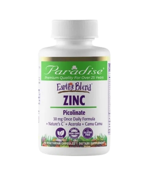 Paradise - Zinc Picolinate 30 mg, 90 Capsules