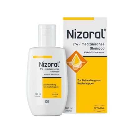 Nizoral 2% Shampooing médical antipelliculaire au kétoconazole 100 ml Stada